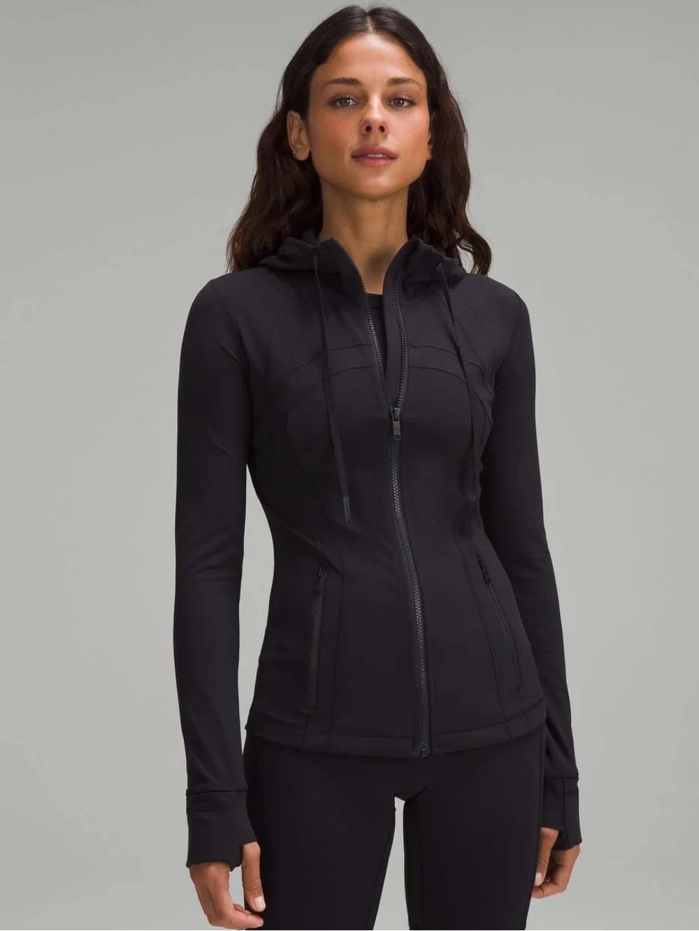 LULULEMON Women's Black Hooded Zip-Up Jacket